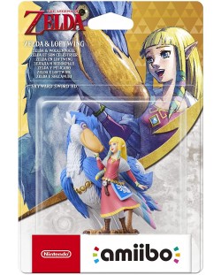 Figurina Nintendo amiibo - Zelda and Loftwing [The Legend of Zelda: Skyward Sword HD]